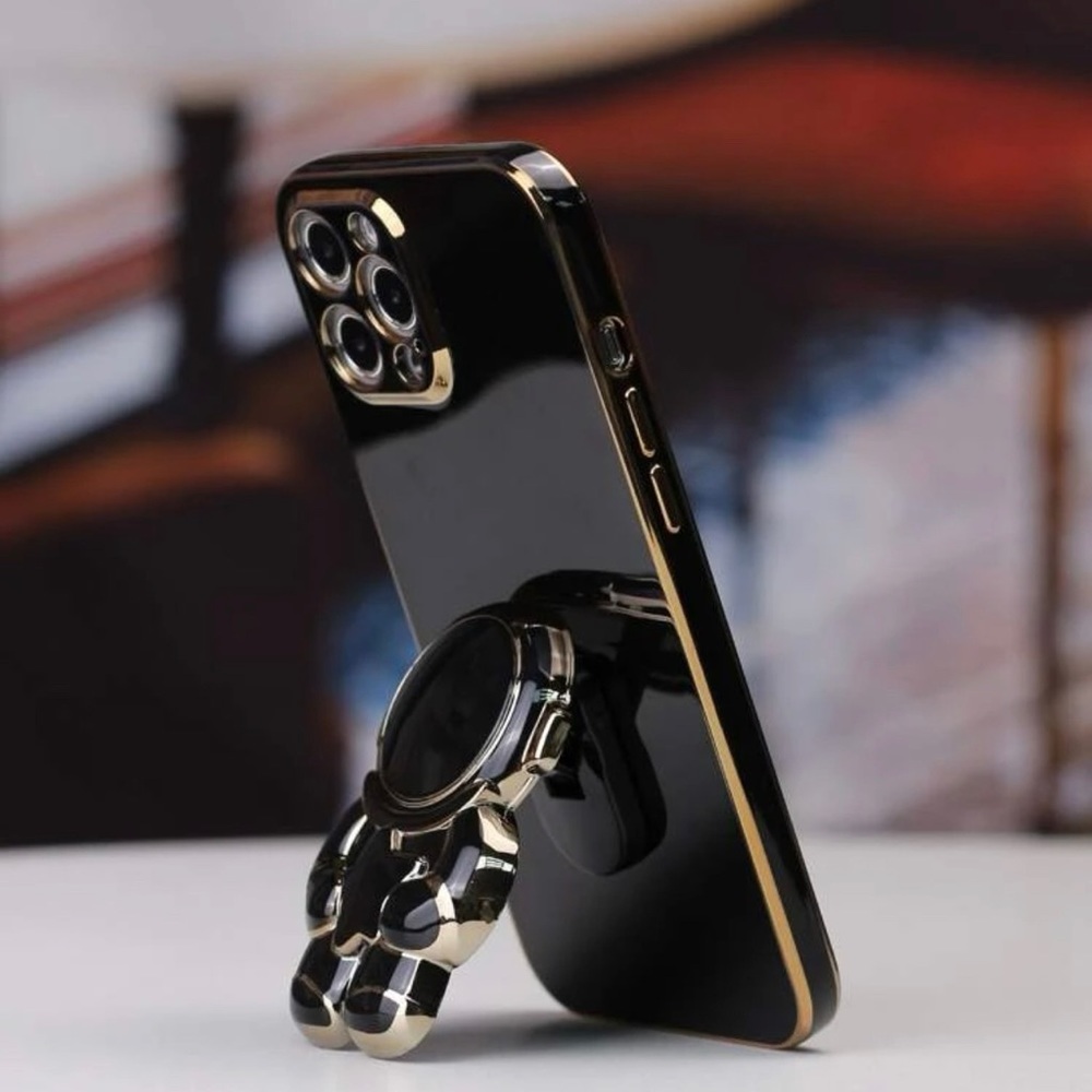 iPhone 14 pro max case with stand black or purple - Picture 7 of 10